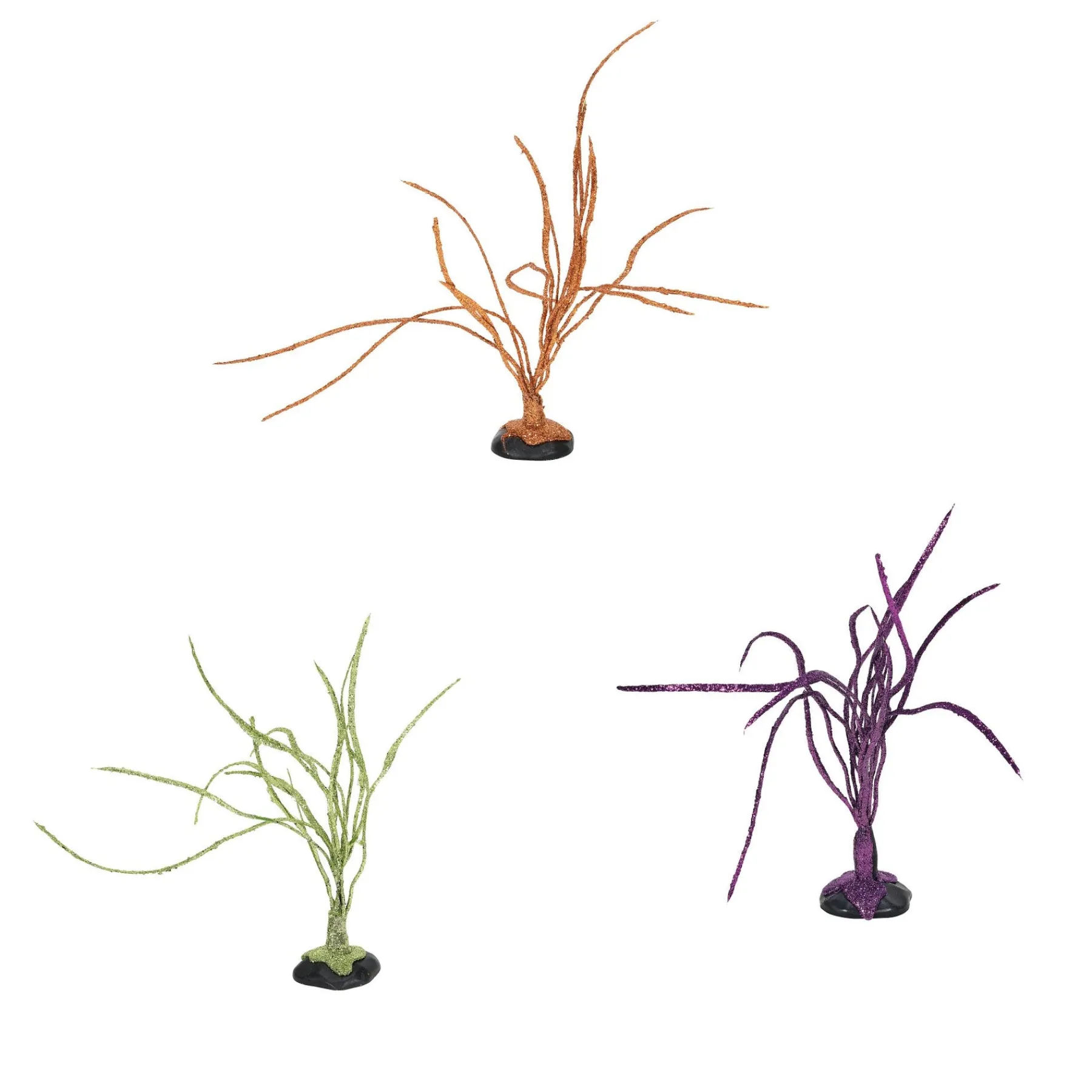 Department 56 Halloween Village Accessories>Festive Halloween Trees st/3