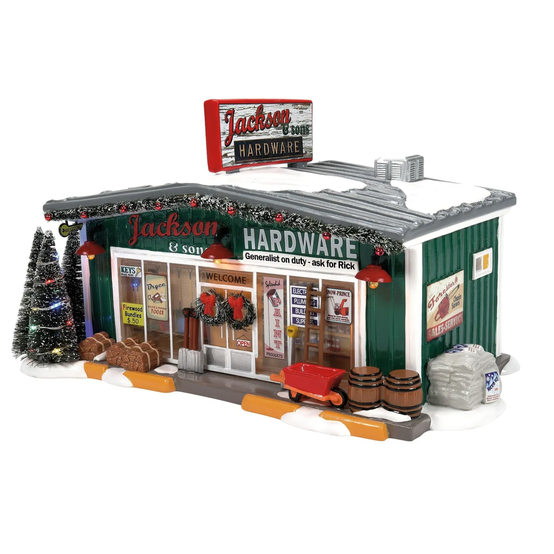 Department 56 The Original Snow Village>Jackson & Sons Hardware